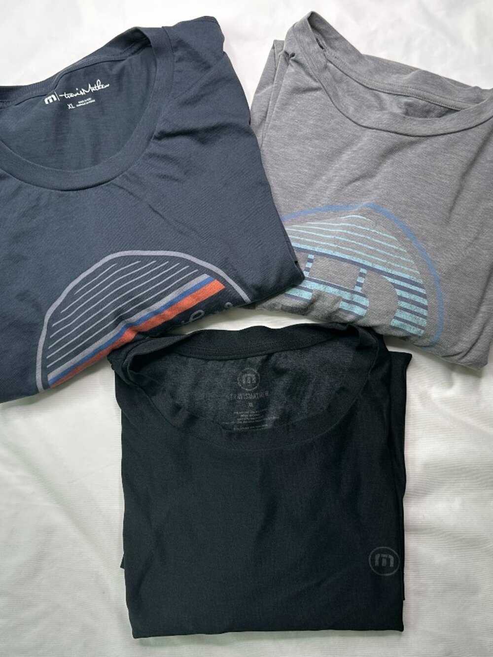 Travis Mathew Mens T-Shirt Graphic Lot of 3